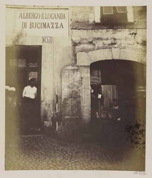 Parker, John Henry, Inscription - Cippus or Boundary-stone in the Via di S. Omobuono, No. 105, discovered in the year 1556