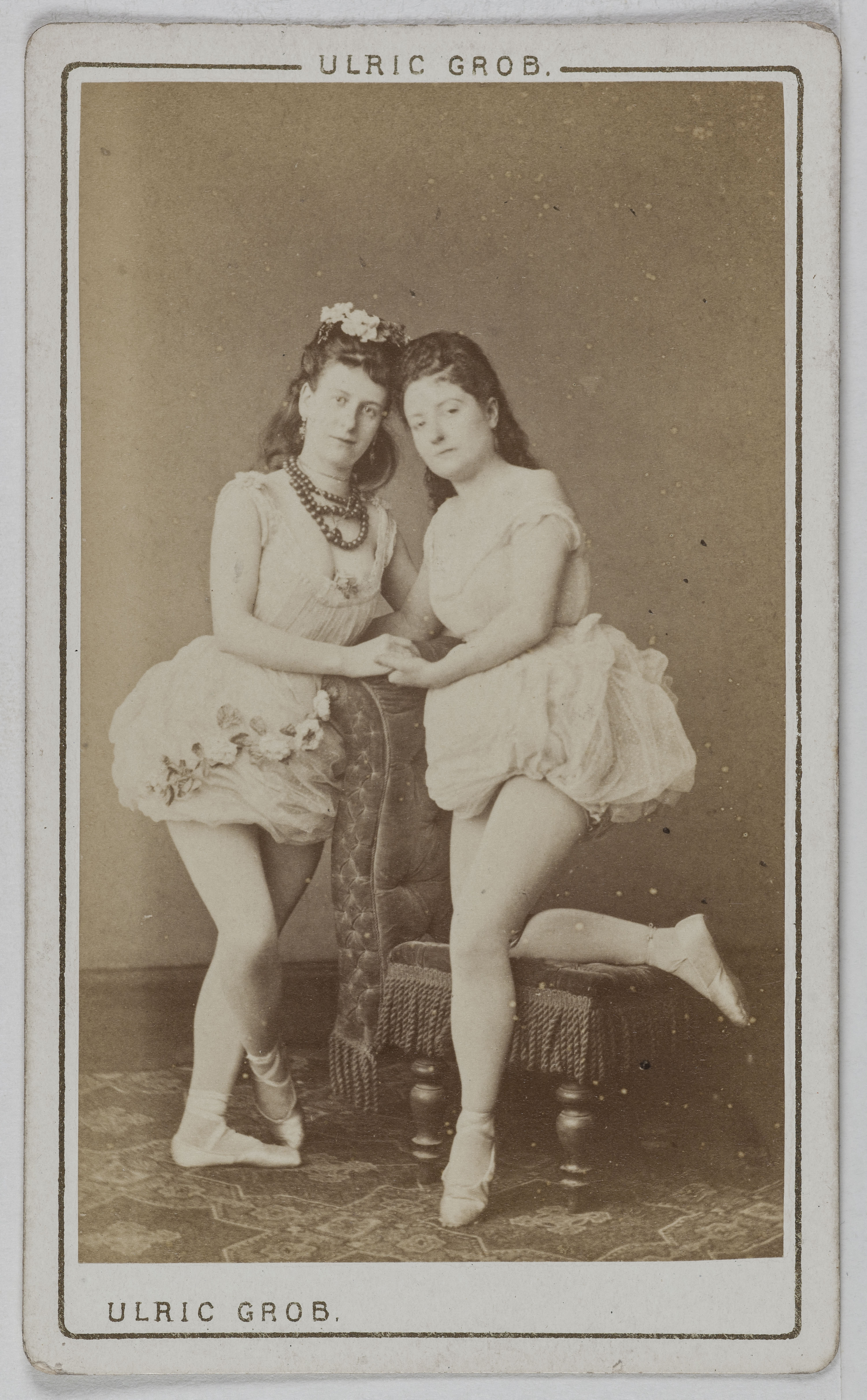 Ulric Grob, Portrait des sœurs Lina, (actrices)