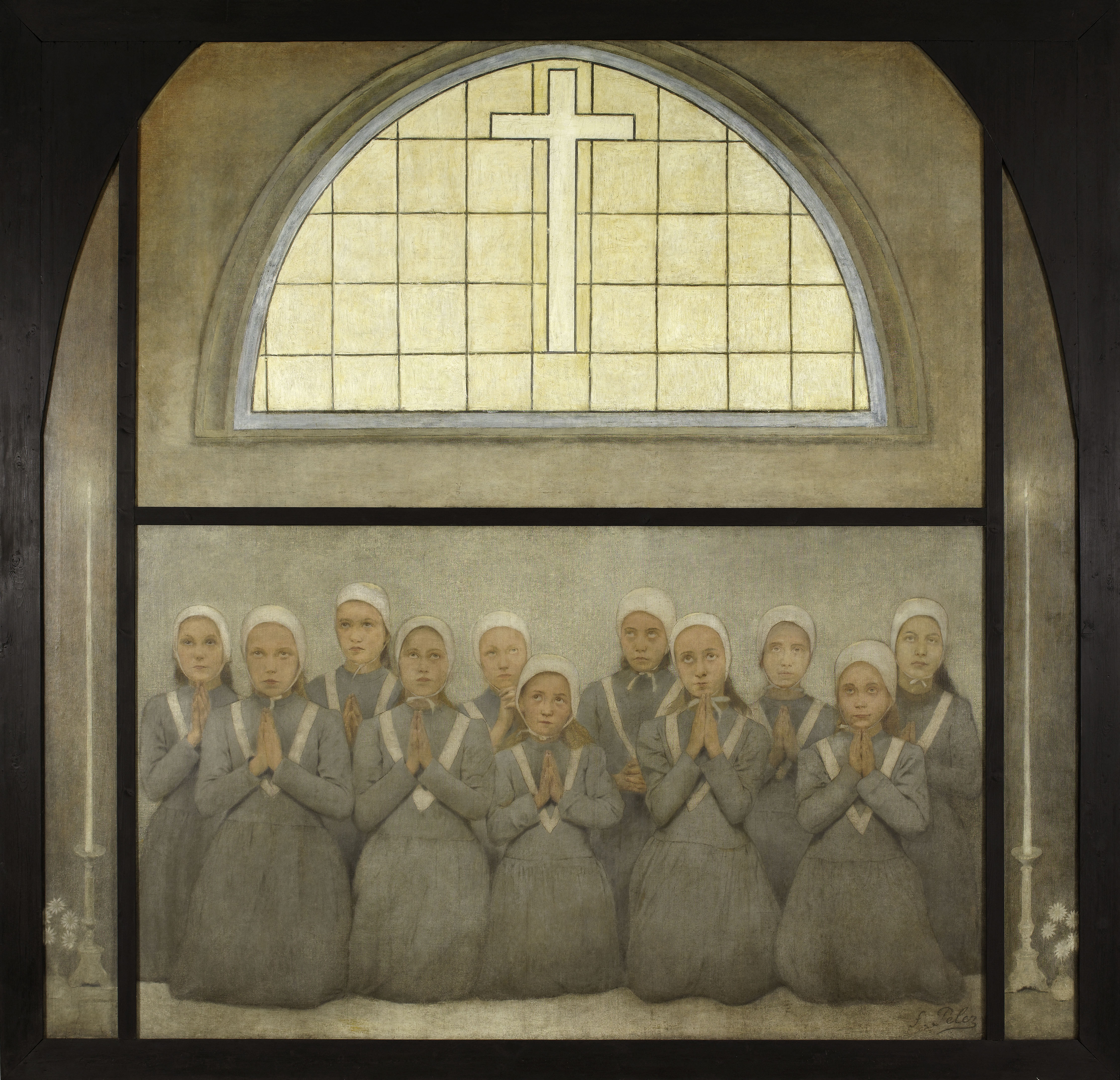 Fernand Pelez, La chapelle : Les orphelines