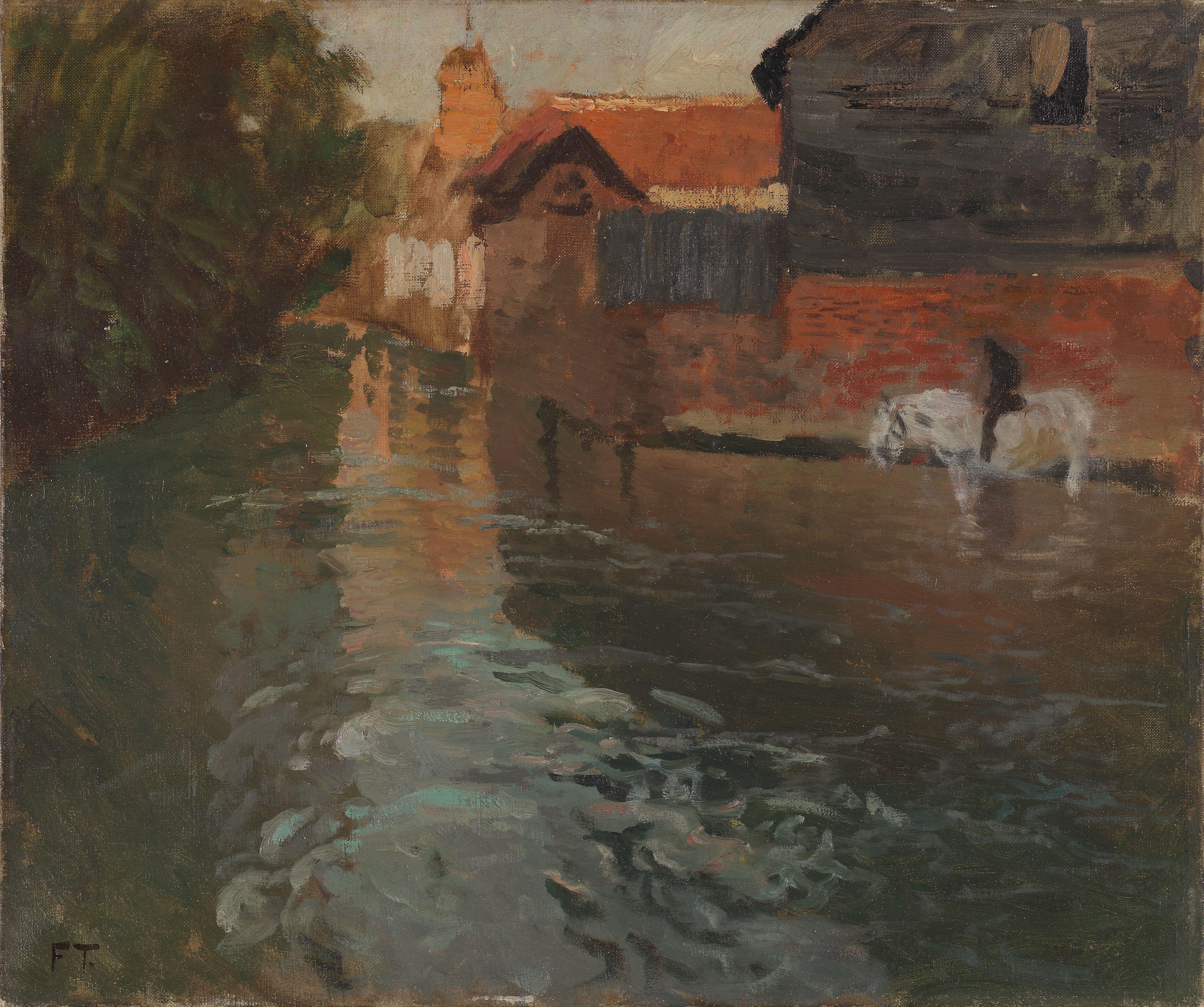 Frits Thaulow, River in northern France