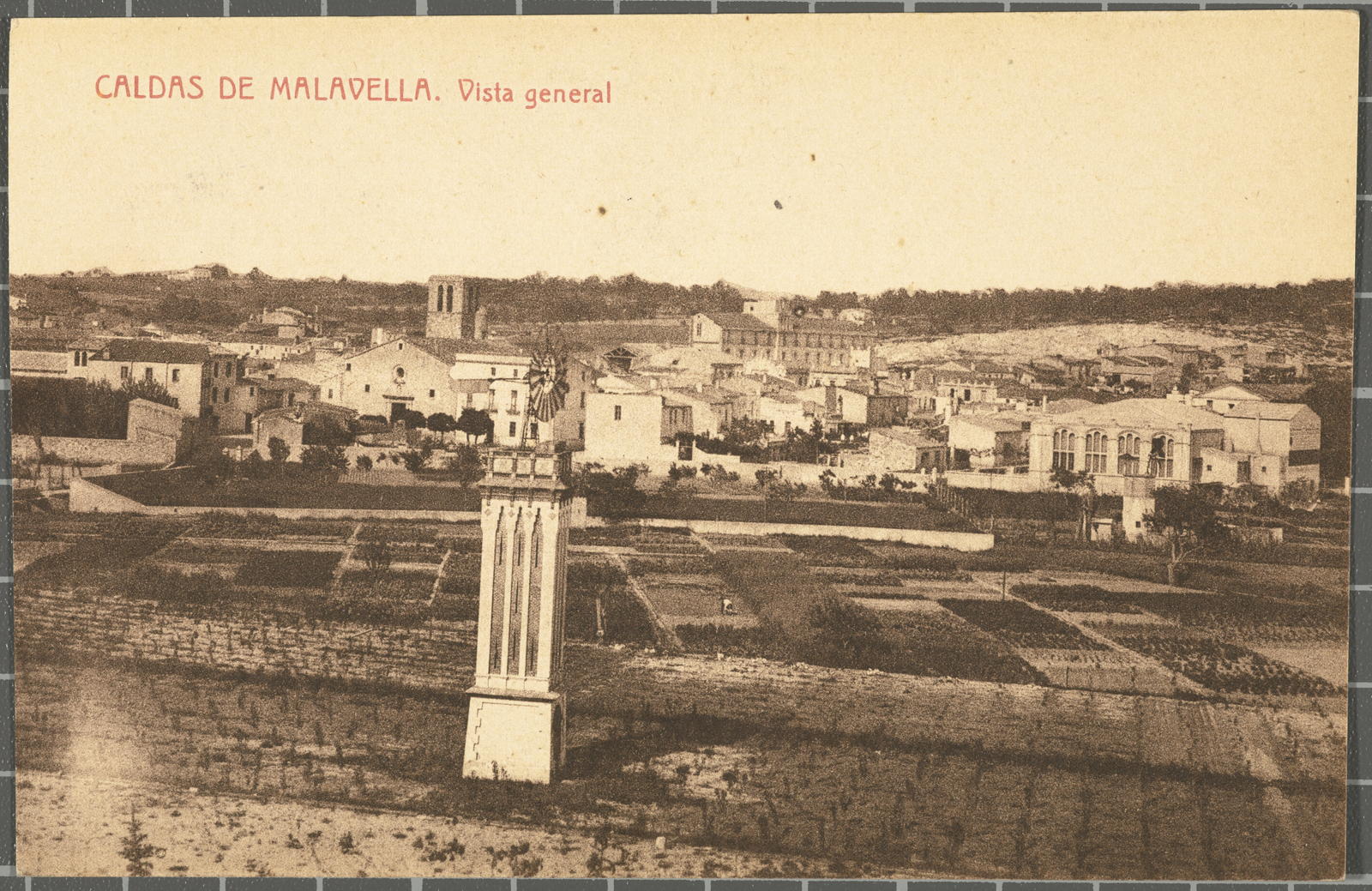 Josep Thomas Bigas, CALDAS DE MALAVELLA. Vista general
