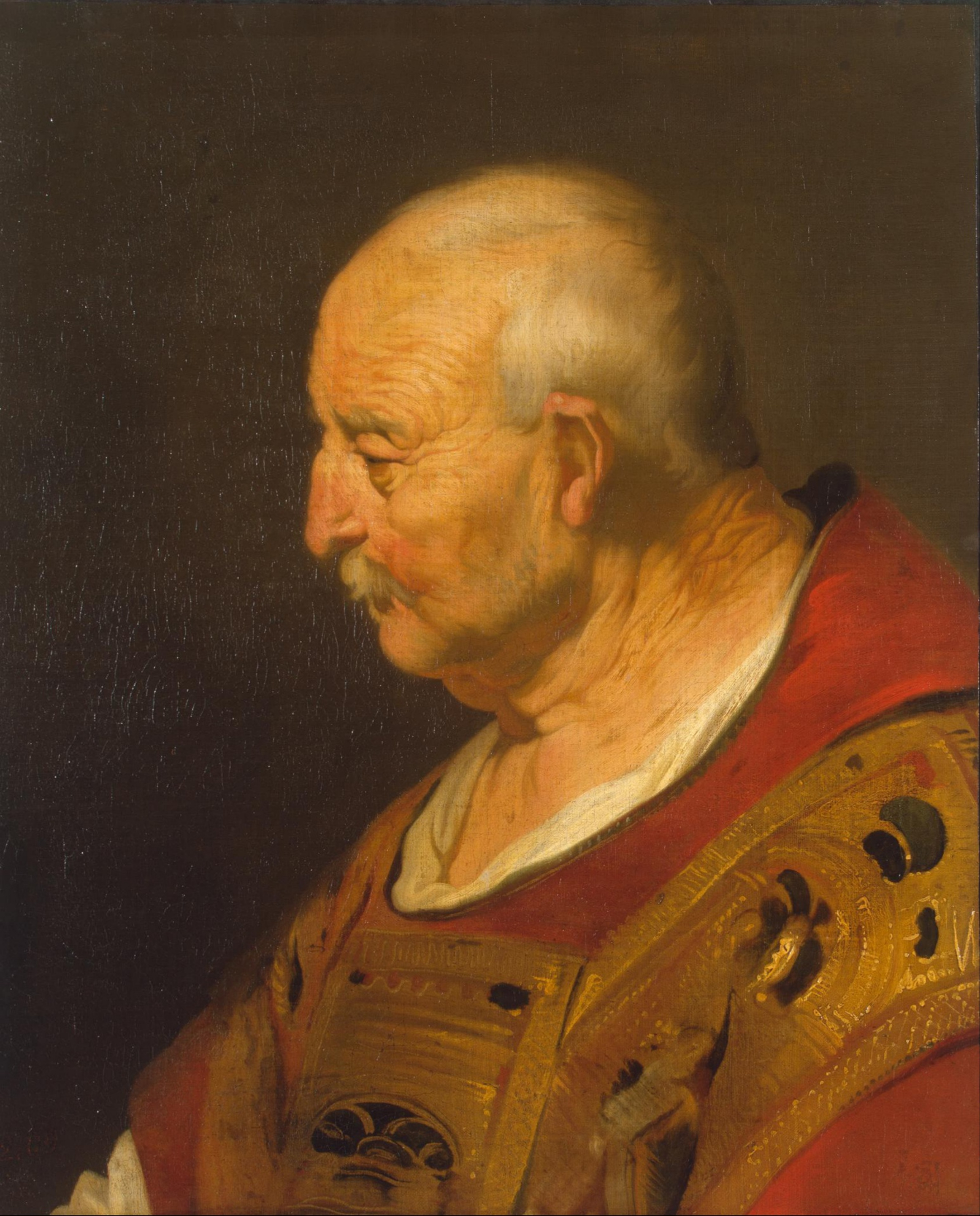 Jacob Adriaensz Backer, Head of a Bald Old Man in Profile
