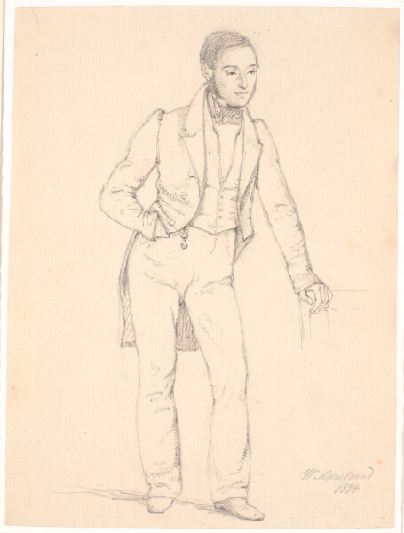 Wilhelm Marstrand, Koncertmester Johan Frederik Frølich