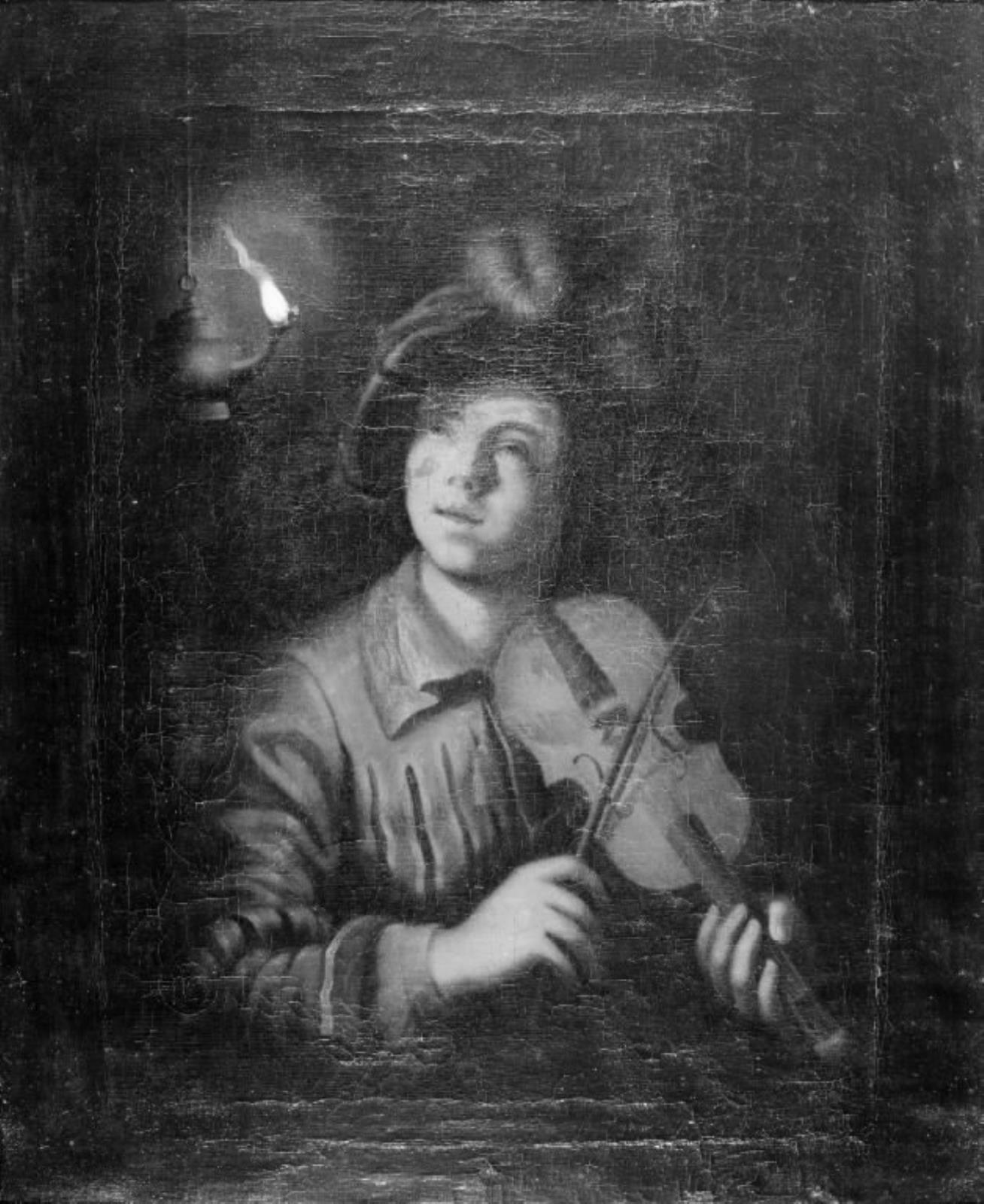 Godfried Schalcken, Violinspiller