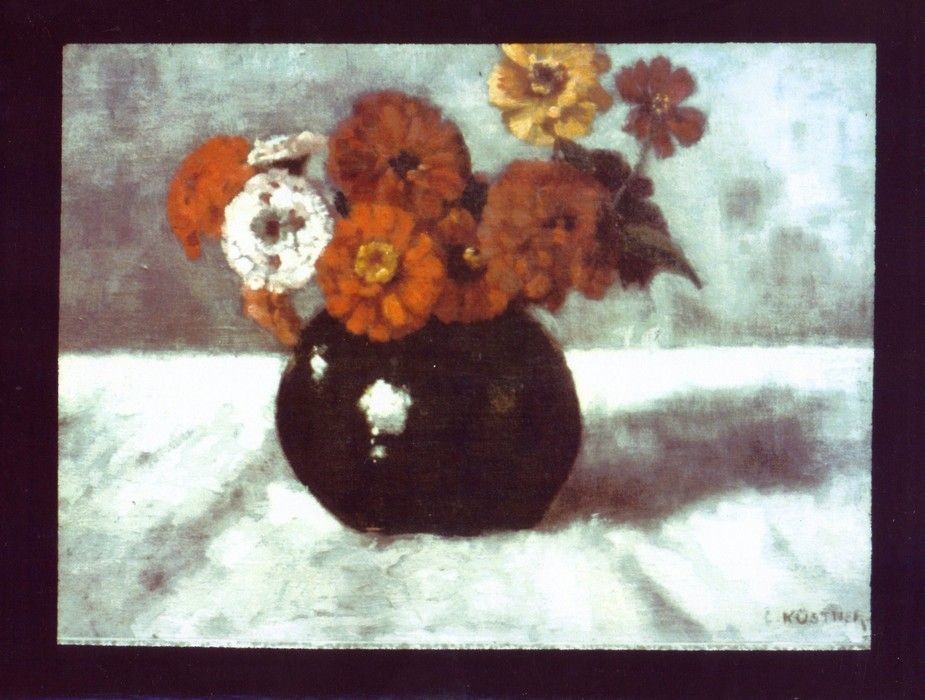 Unknown artist, Unterlagen zur Ausstellung Prof. Carl Küstner