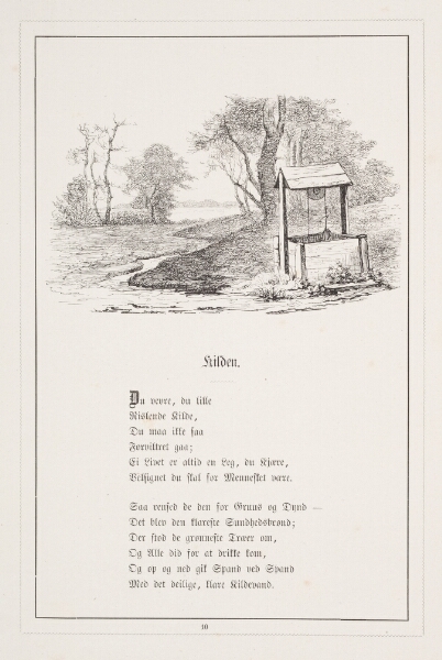 H.P. Hansen, Kilden. Illustration til H.V. Kaalund, "Fabler for Børn"