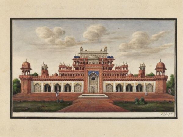 Unknown, Sixty drawings of Mughal monuments and architectural details.