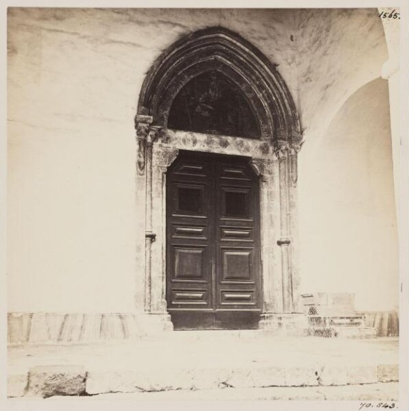 Parker, John Henry, Out of Rome - Subiaco, Gothic Doorway in the Monastery of S. Scholastica, A.D. 1235.