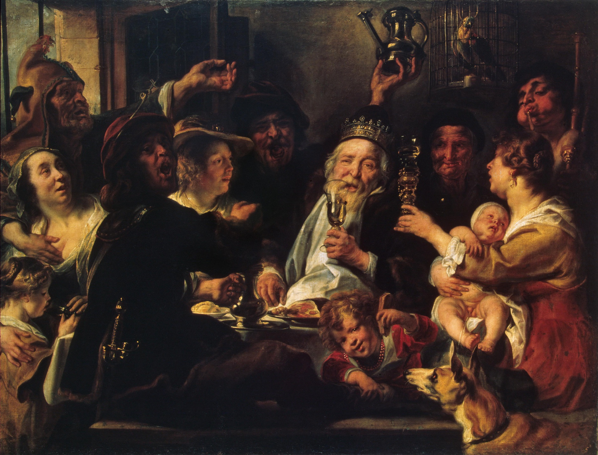 Jacob Jordaens, The Bean king