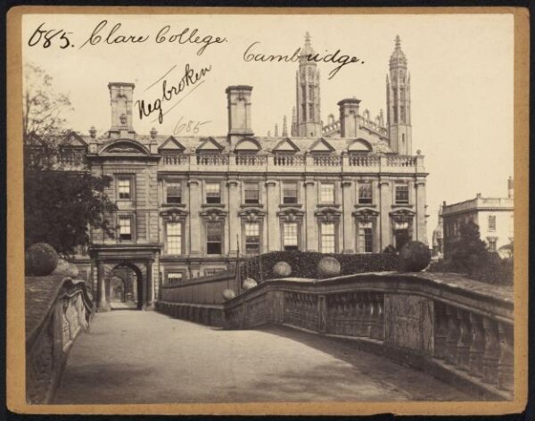 Francis Frith, Clare College.  Cambridge