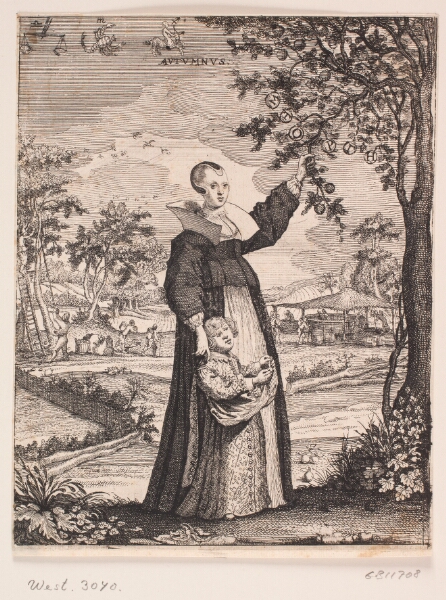 Albert Haelwegh, Efteråret. Portræt af Simon Paullis hustru, Elisabeth Fabricius