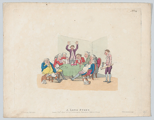 Thomas Rowlandson, A Long Story