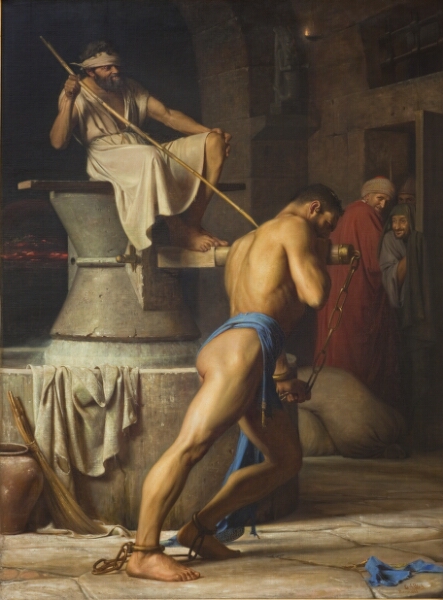 Carl Bloch, Samson hos filistrene