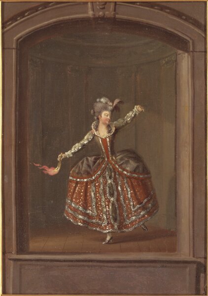 Pehr Hilleström d.ä. (Attributed to), Christina Augusta von Fersen, 1754-1846, g. Löwenhielm