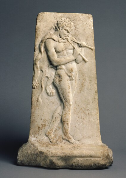Unknown, Furniture Support with Satyr Playing Pipes