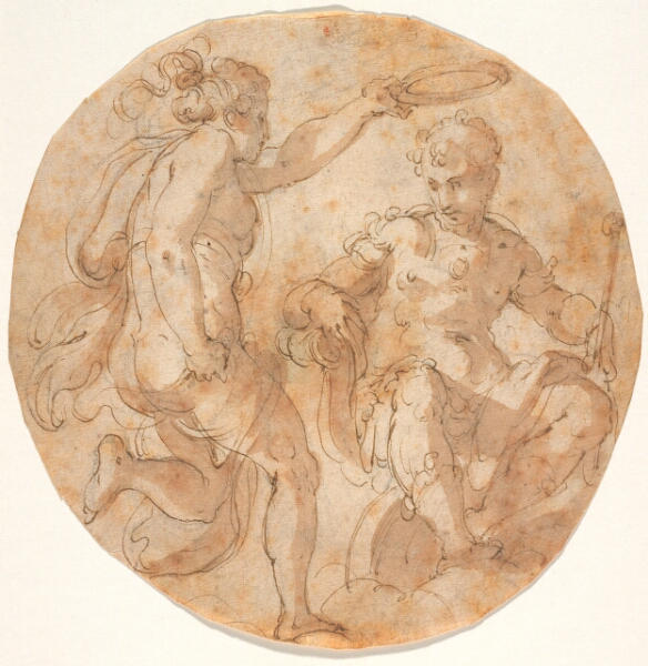 Giorgio Vasari, Florentia kroner Cosimo I tronende på skyer