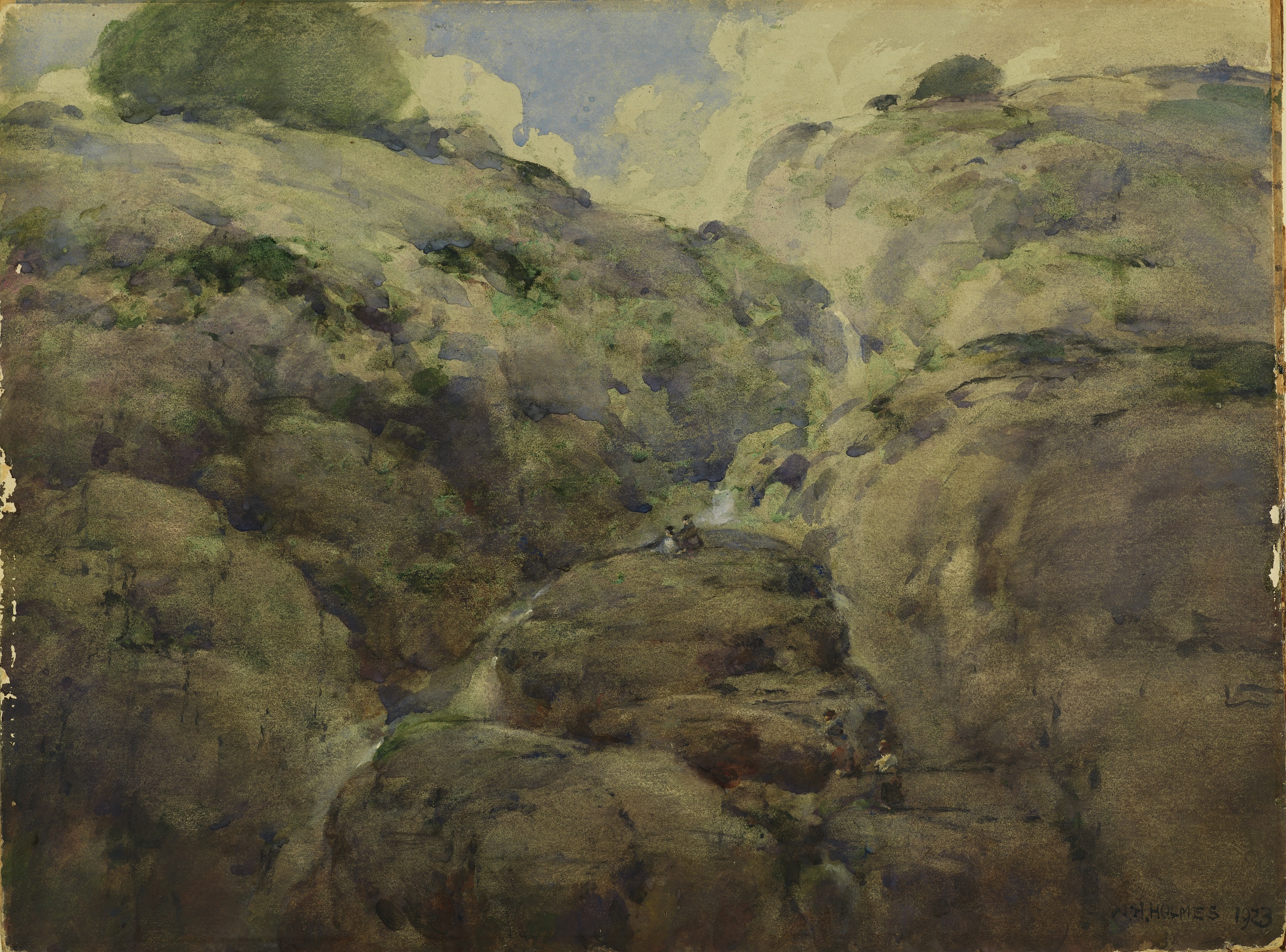 William Henry Holmes, Mountain Gorge, Colorado