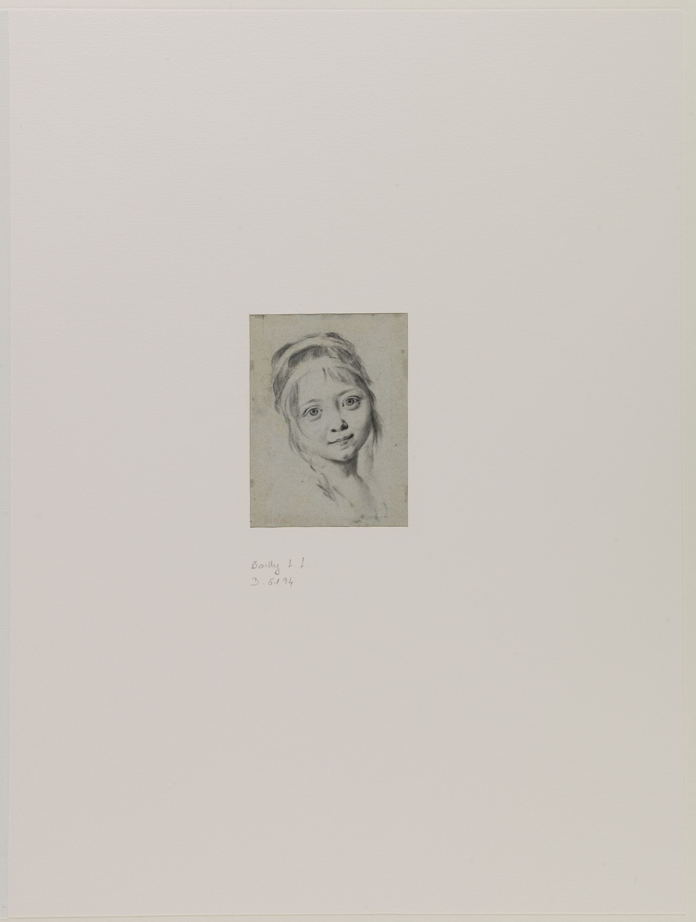 Louis Léopold Boilly, Portrait de fillette