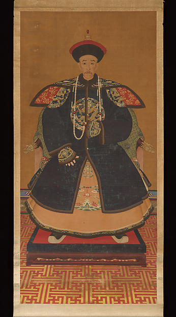 Unidentified artist, Portrait of Qianlong Emperor's Brother