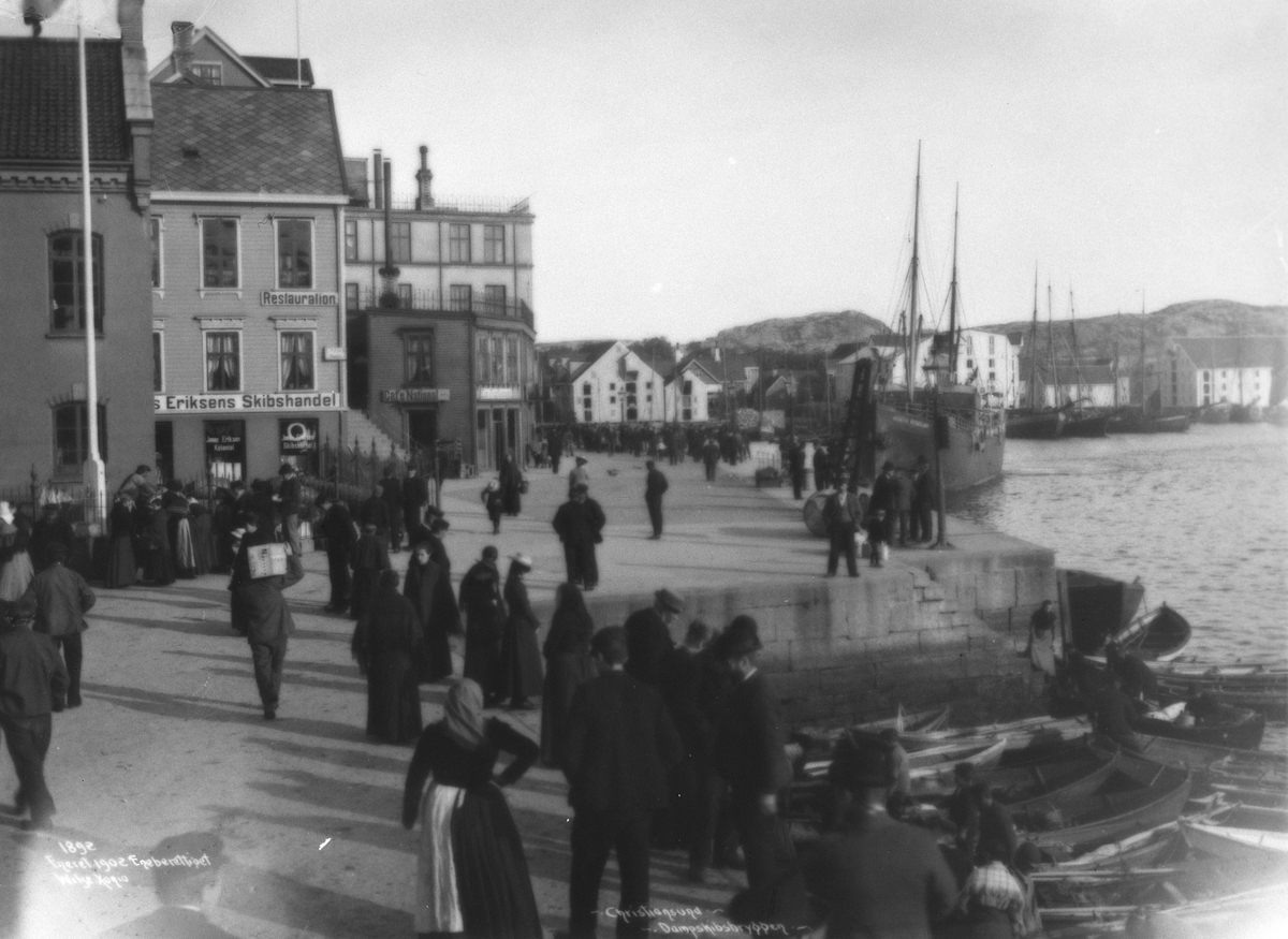 Anders Beer Wilse, Prot: Christiansund - Dampskibsbryggen 25. Sep. 1902