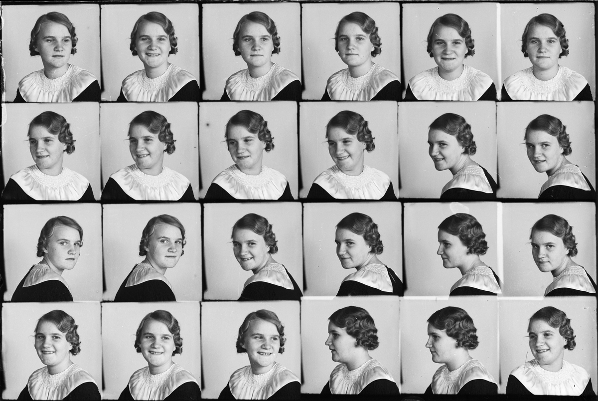 Skötsner-Edhlund, Anna-Lisa Storm från Skäfthammar socken, Uppland, 1937