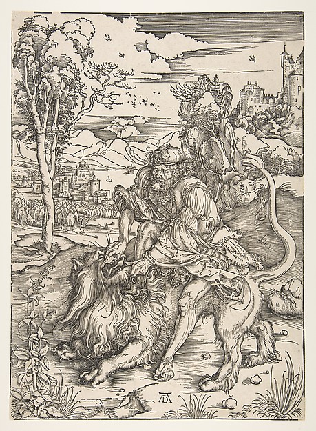 Albrecht Dürer, Samson Rending the Lion