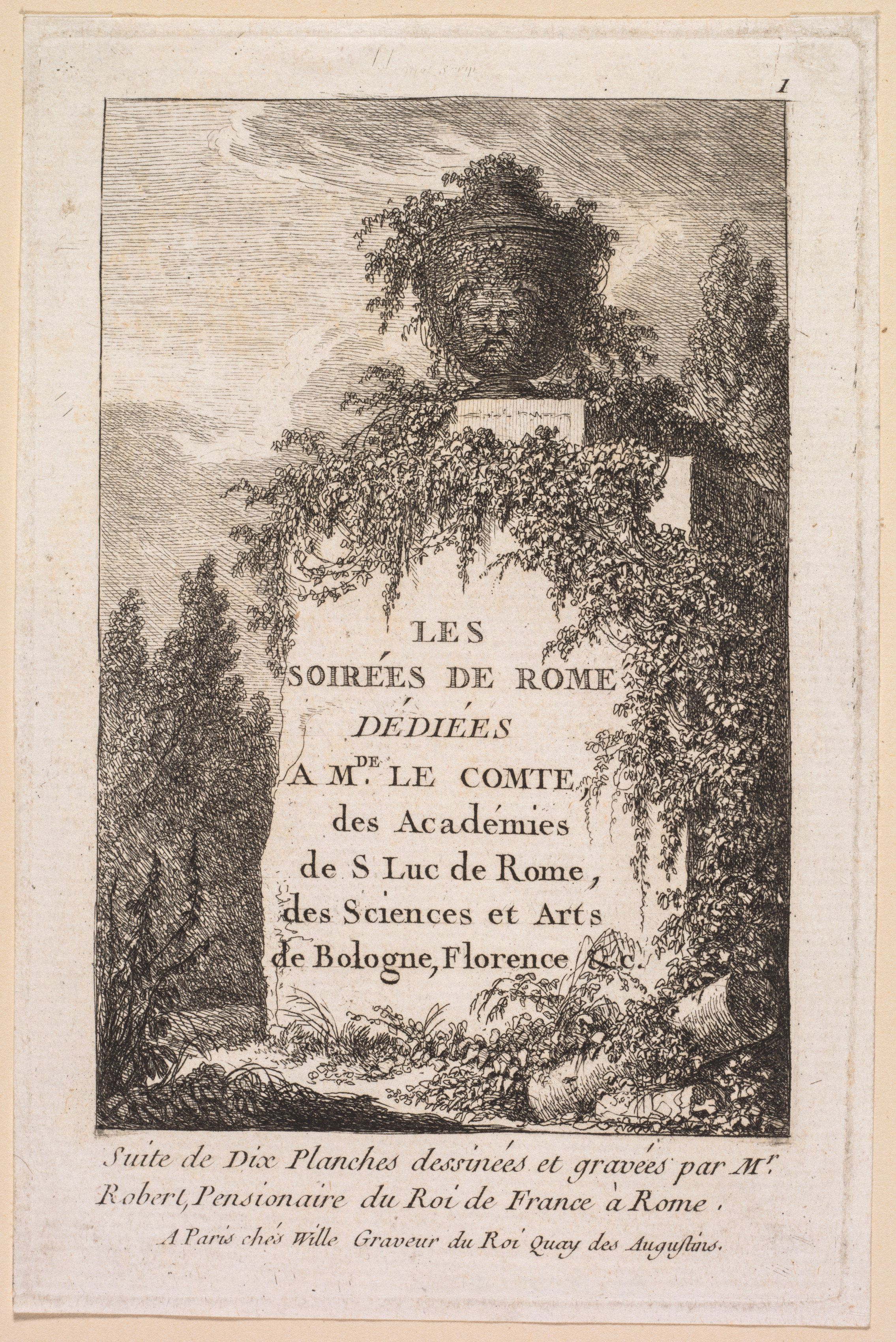 Hubert Robert, Title Page