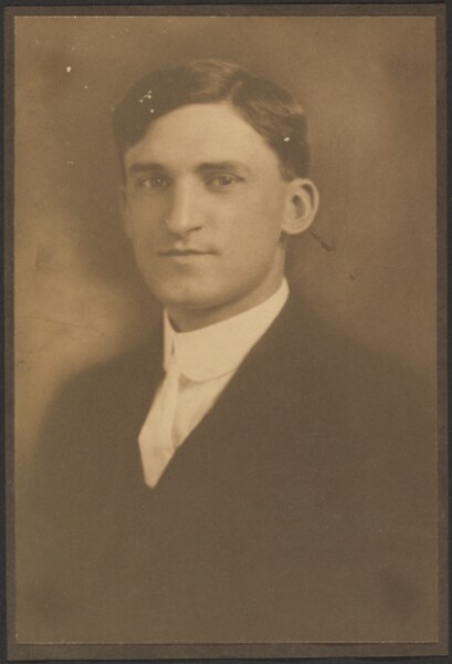 Louis Fleckenstein, [Portrait of a Man with Watch Chain (not visible)]