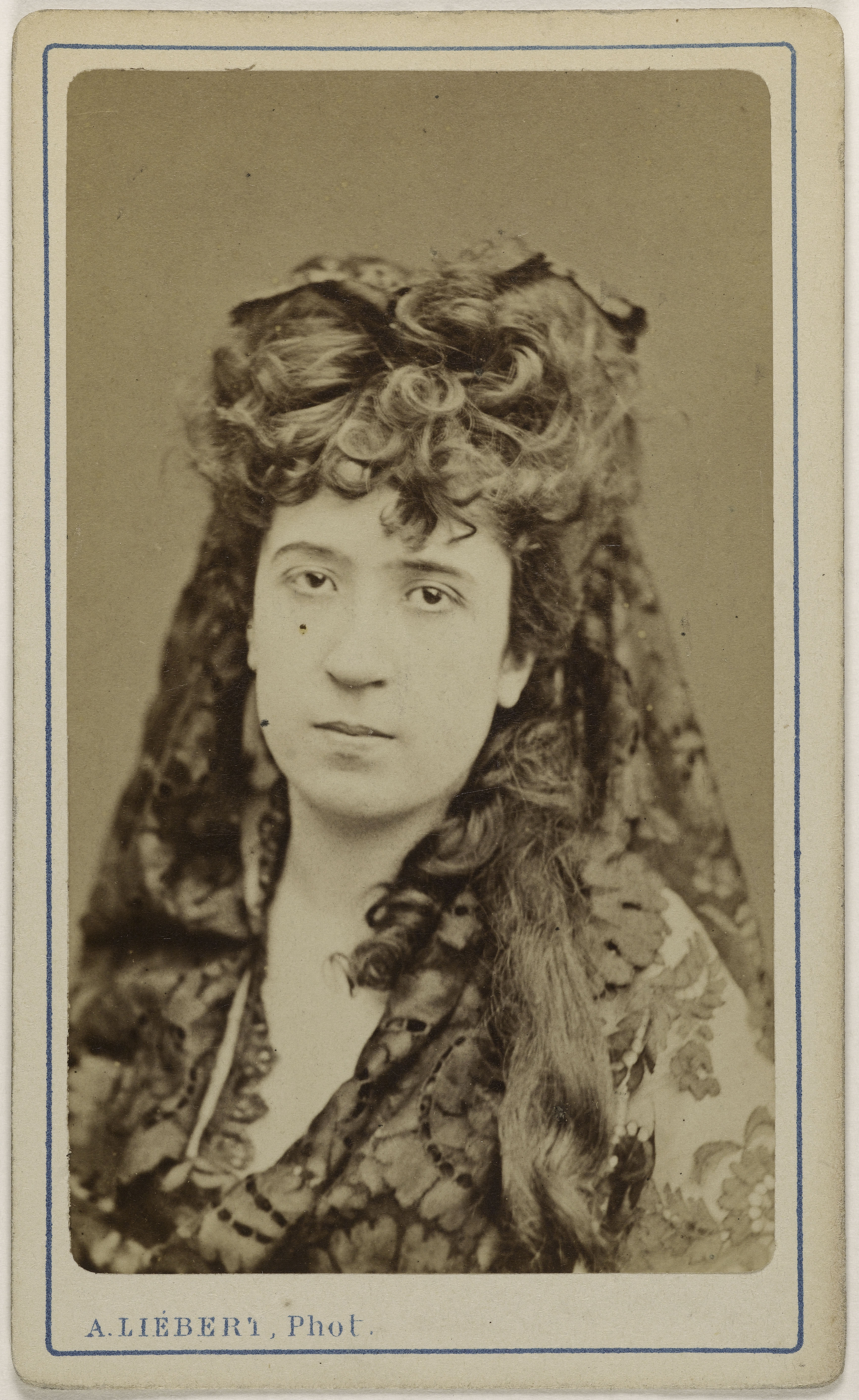 Alphonse Liébert, Portrait de Mme Bernardini ou Bernardoni, (actrice)
