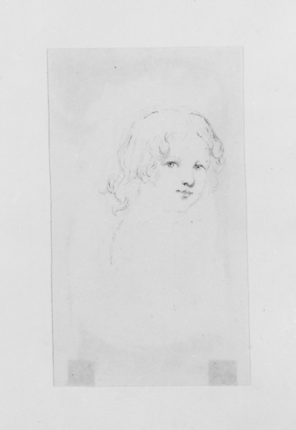John Cranch, Head of a Child (from McGuire Scrapbook)