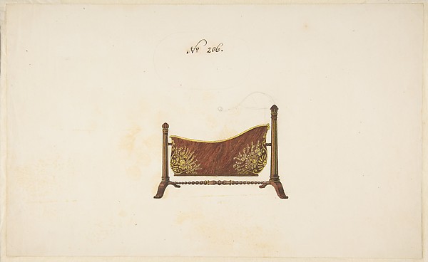 Anonymous, French, 19th century, Design for a Firescreen (?)
