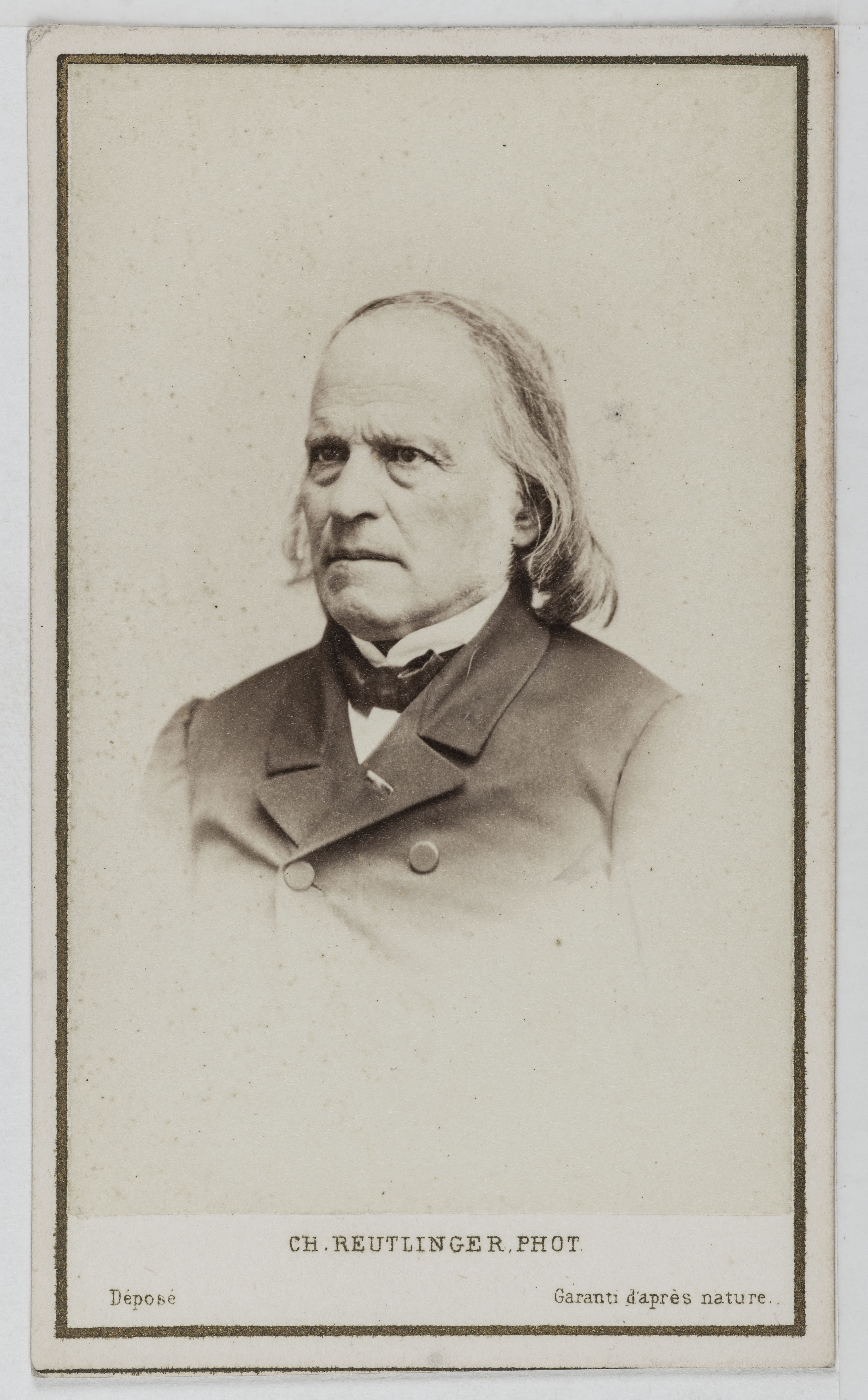 Charles Reutlinger, Portrait de Joseph Louis Elzéar Ortolan (1802-1873), jurisconsulte.