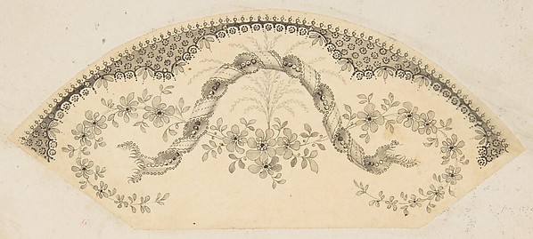Anonymous, French, 19th century, Lace Design
