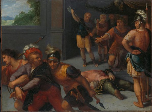 Otto van Veen, De onthoofding van Claudius Paulus en de gevangenneming van Julius Civilis