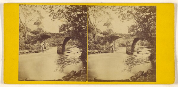 Unknown, The Old Weir Bridge, looking up the Stream.