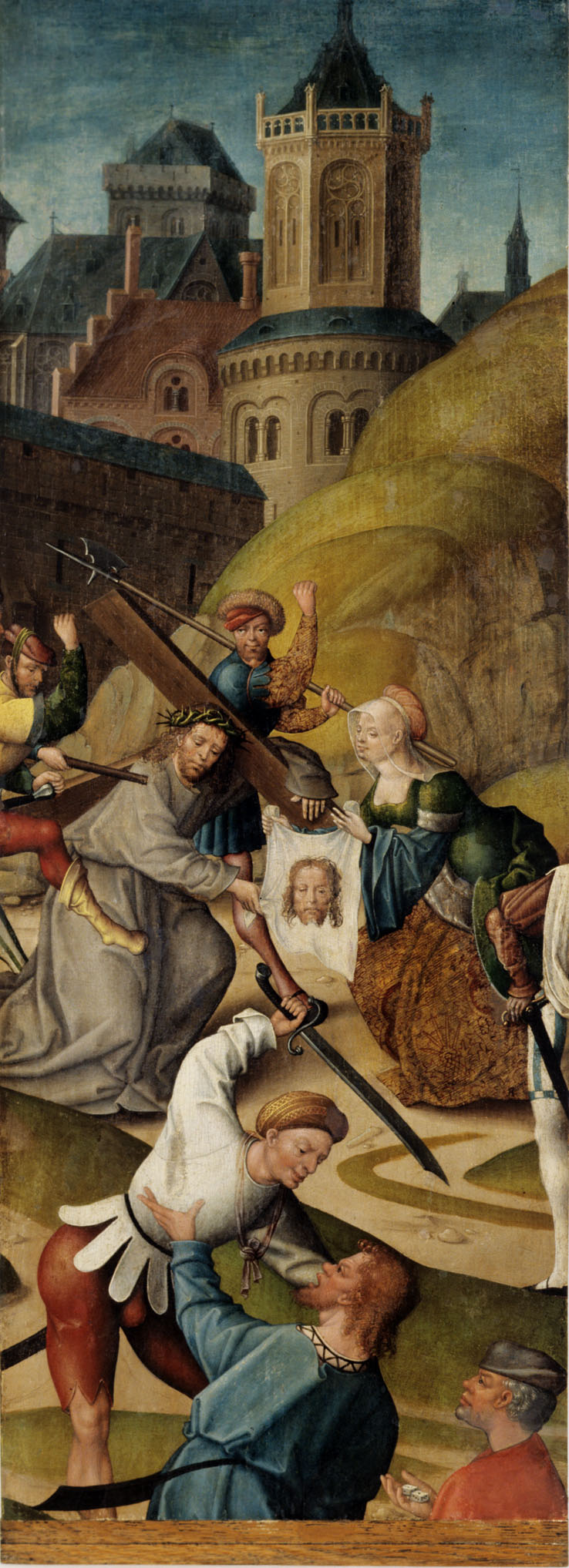 Jan Baegert ( - ), Altarflügel Kreuztragung Christi