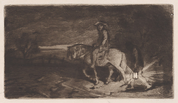 Charles Jacque, The Cavalier