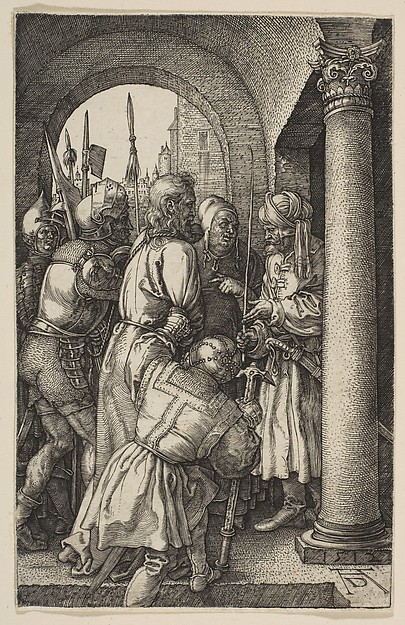 Albrecht Dürer, Christ before Pilate, from "The Passion"