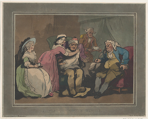 Thomas Rowlandson, A Visit to the Uncle