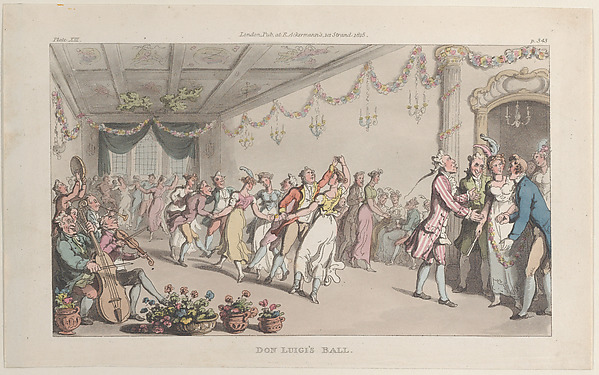 Thomas Rowlandson, Don Luigi's Ball