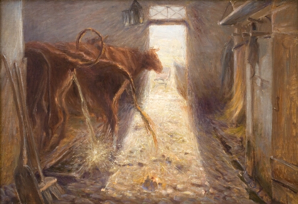 Theodor Philipsen, En kostald. Saltholm