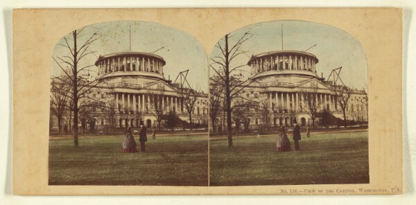 London Stereoscopic and Photographic Company, View of The Capitol, Washington, U.S.