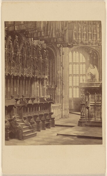 George Washington Wilson, Westminster Abbey. Interior of Henry VIII's Chapel.
