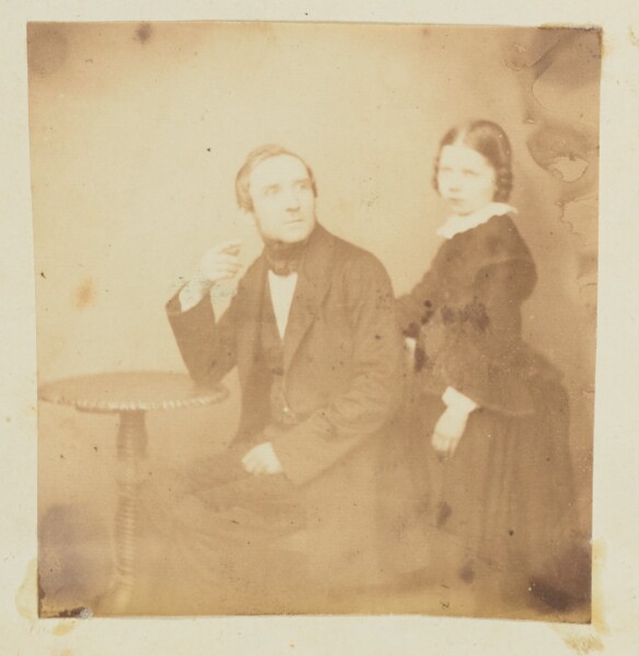 Jakob Höflinger, [Portrait of a man and girl]