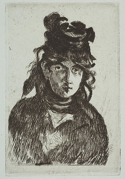 Edouard Manet, Portrait of Berthe Morisot