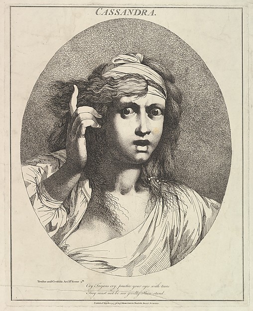 John Hamilton Mortimer, Cassandra, from "Twelve Characters from Shakespeare"