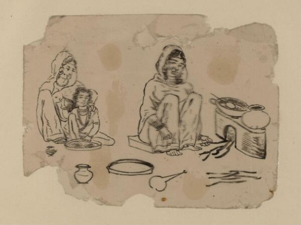 Unknown, One of sixty-three paintings depicting occupations, festivals and ships.