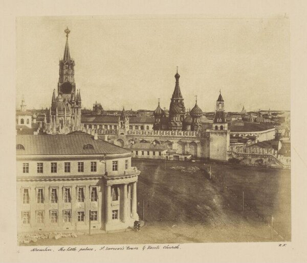 Fenton, Roger, Kremlin, the little palace, St. Saviour's tower and Vasili church