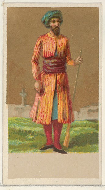 Allen & Ginter, Hindustan, from the Natives in Costume series (N16), Teofani Issue, for Allen & Ginter Cigarettes Brands