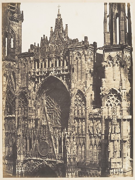 Edmond Bacot, Haut de Portail, Côté de la Place, Cathédrale de Rouen